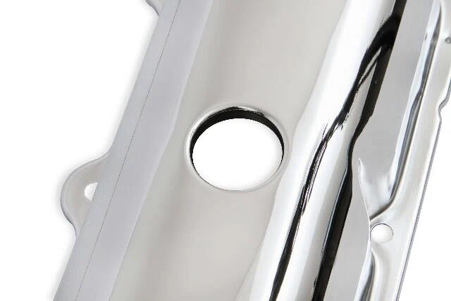Mr. Gasket Chrome Valve Covers without Baffle - 9422